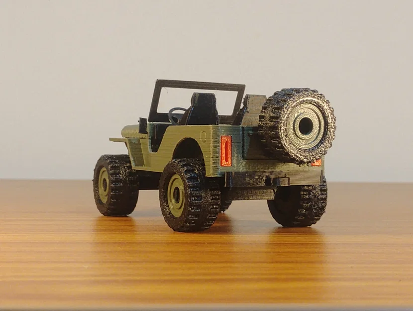 Mô hình xe Jeep cổ điển tỉ lệ 1:32 - Image 3