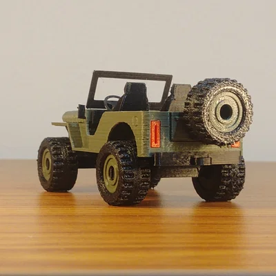 Mô hình xe Jeep cổ điển tỉ lệ 1:32