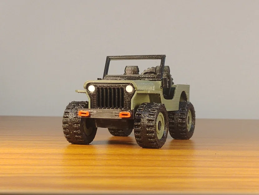 Mô hình xe Jeep cổ điển tỉ lệ 1:32 - Image 4