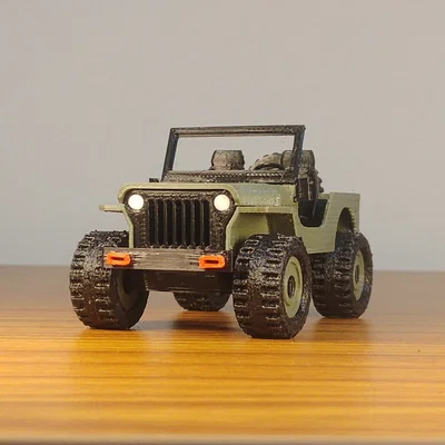 Mô hình xe Jeep cổ điển tỉ lệ 1:32