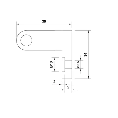 Bộ dẫn hướng nhựa (Filament Guide) dùng vòng bi 608 gắn ốc vít