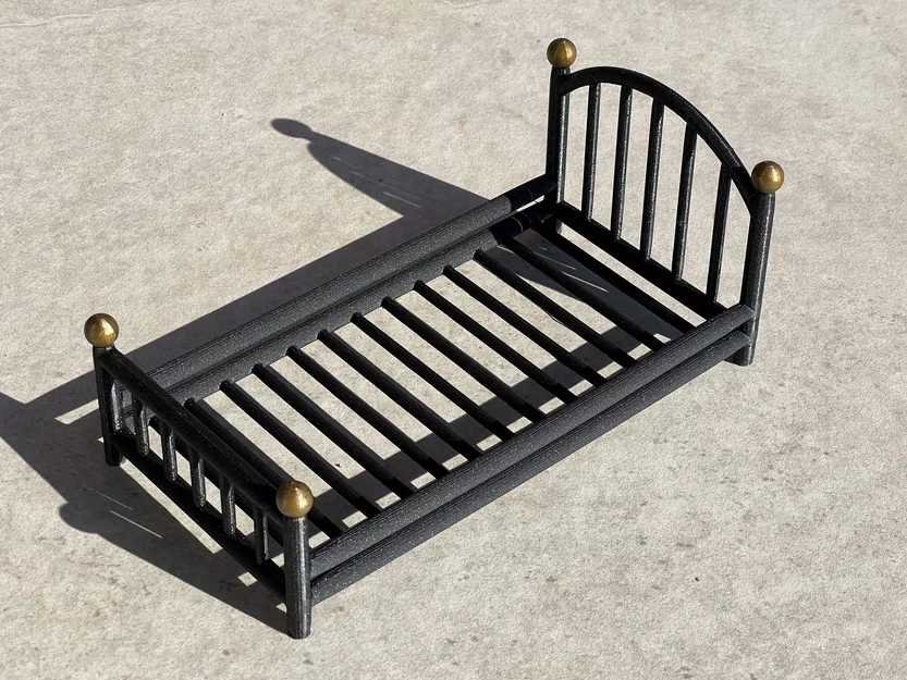 Giường ngủ 3D xinh xắn cho mô hình chuột Maileg - Image 1