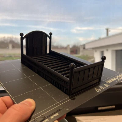 Giường ngủ 3D xinh xắn cho mô hình chuột Maileg