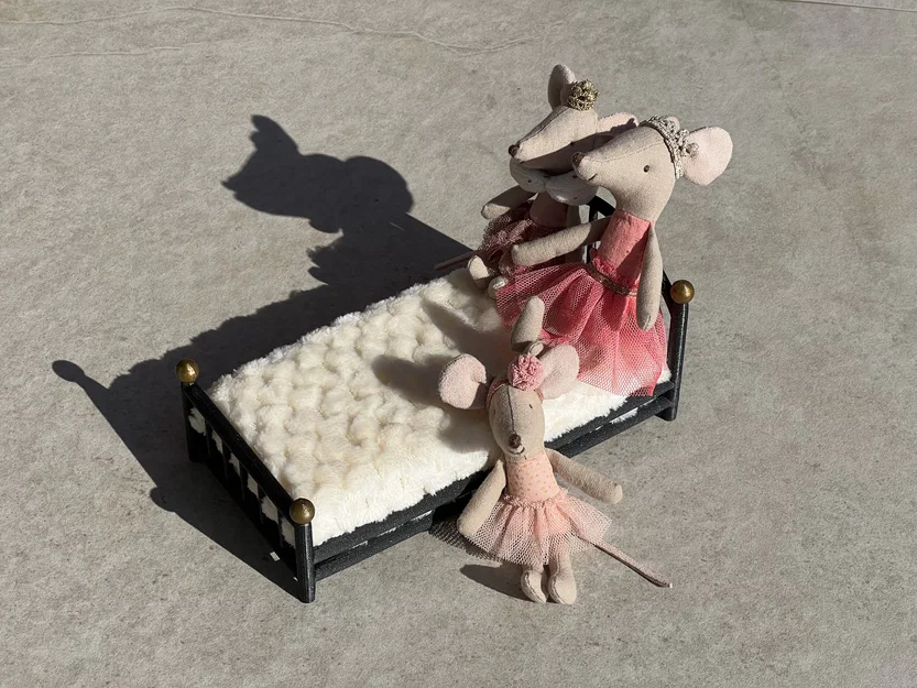 Giường ngủ 3D xinh xắn cho mô hình chuột Maileg - Image 6