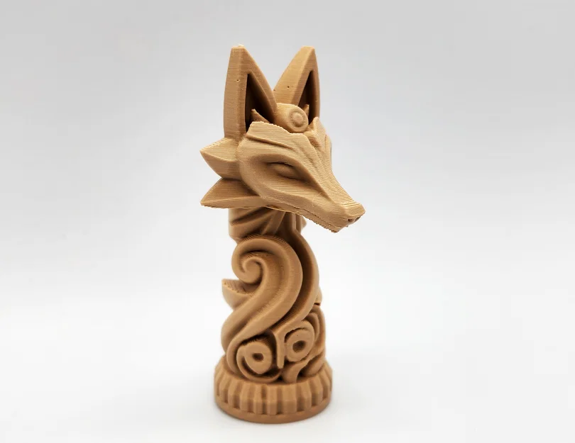Tượng Totem Đầu Cáo (Fox Head Totem) - Image 1