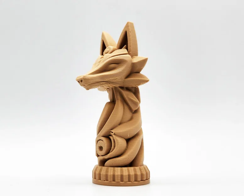 Tượng Totem Đầu Cáo (Fox Head Totem) - Image 2