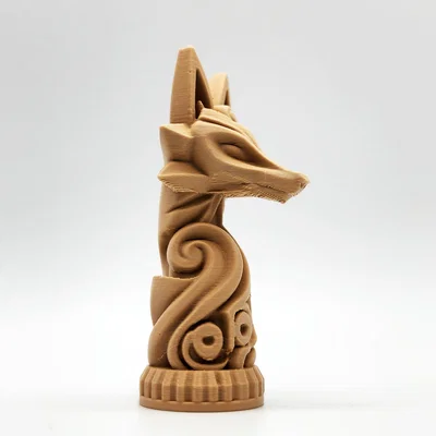 Tượng Totem Đầu Cáo (Fox Head Totem)