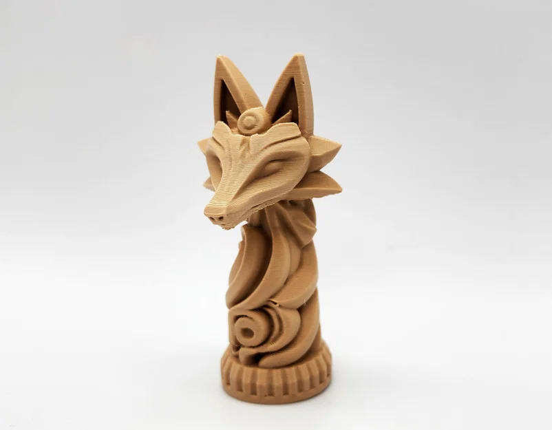 Tượng Totem Đầu Cáo (Fox Head Totem) - Image 4