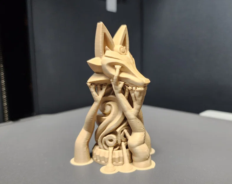 Tượng Totem Đầu Cáo (Fox Head Totem) - Image 7