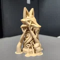 Tượng Totem Đầu Cáo (Fox Head Totem) - Thumbnail 7