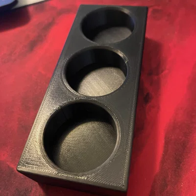 Khay đựng keo dán nhanh 3 lỗ tiện lợi cho không gian in 3D