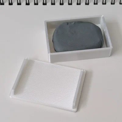 Hộp đựng gôm tẩy đất sét (Kneaded Eraser Box) tiện lợi