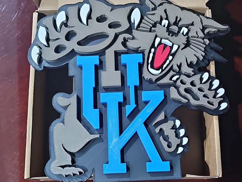 Mô hình logo University of Kentucky Wildcats cổ điển - Image 1