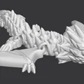 Mô hình rồng con linh hoạt (Flexi Dragon) in 3D cực đẹp - Thumbnail 1