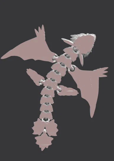 Mô hình rồng con linh hoạt (Flexi Dragon) in 3D cực đẹp - Image 2