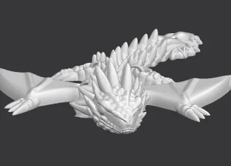 Mô hình rồng con linh hoạt (Flexi Dragon) in 3D cực đẹp - Image 3