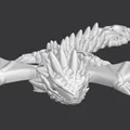 Mô hình rồng con linh hoạt (Flexi Dragon) in 3D cực đẹp - Thumbnail 3