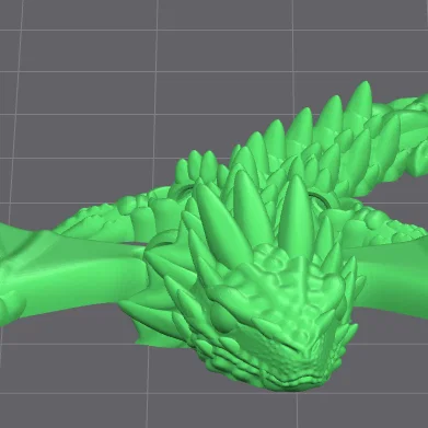 Mô hình rồng con linh hoạt (Flexi Dragon) in 3D cực đẹp