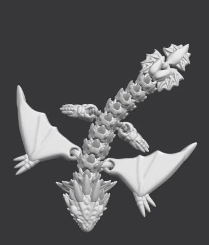 Mô hình rồng con linh hoạt (Flexi Dragon) in 3D cực đẹp - Image 5