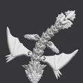 Mô hình rồng con linh hoạt (Flexi Dragon) in 3D cực đẹp - Thumbnail 5