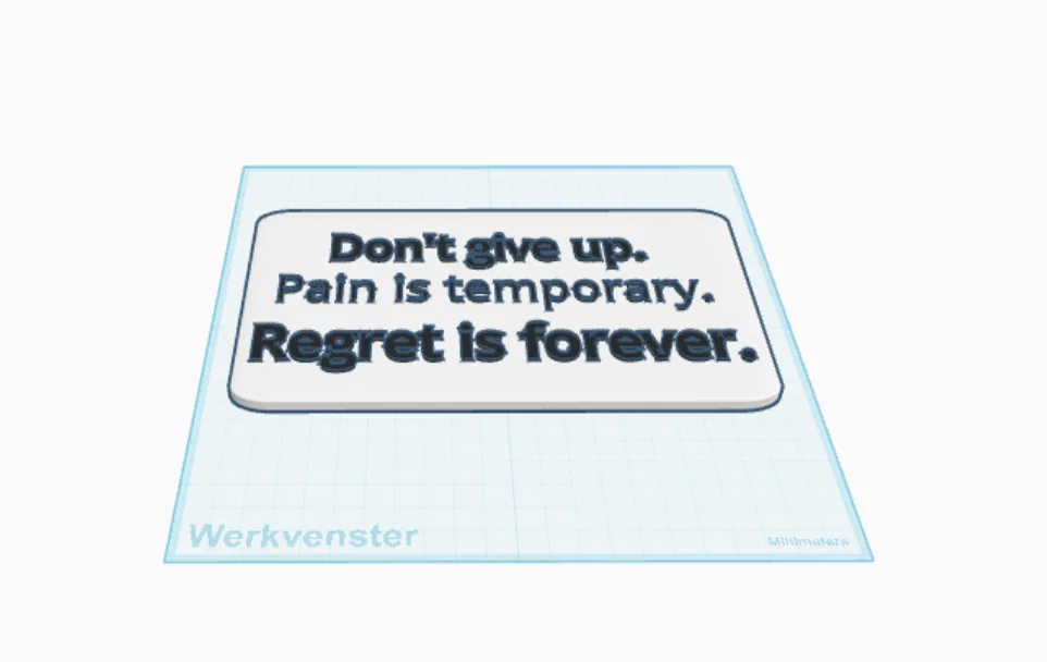 Bảng treo tường với câu trích dẫn truyền cảm hứng (Quote wall sign) - Image 2