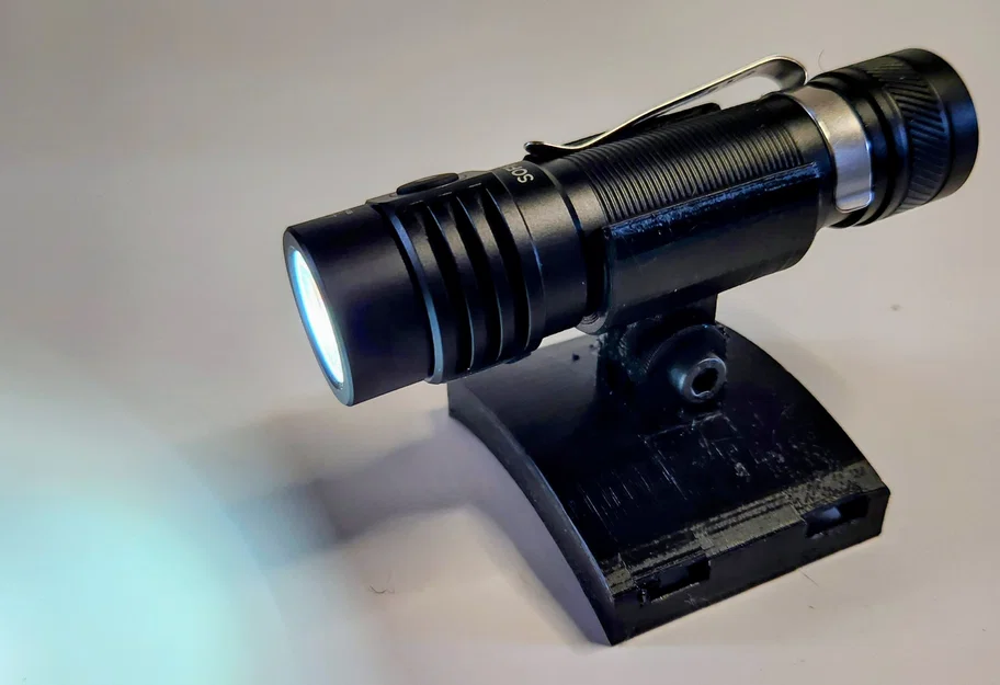 Ngàm gắn đèn pin Sofirn SC18 lên mũ bảo hiểm xe đạp - Image 3