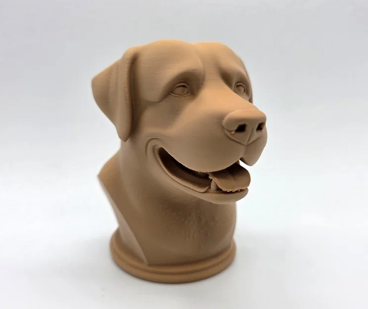 Tượng bán thân chó Rottweiler đang cười 2 - Image 2