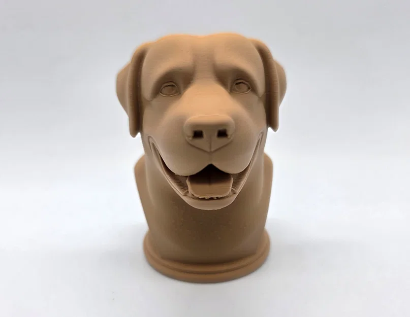 Tượng bán thân chó Rottweiler đang cười 2 - Image 4