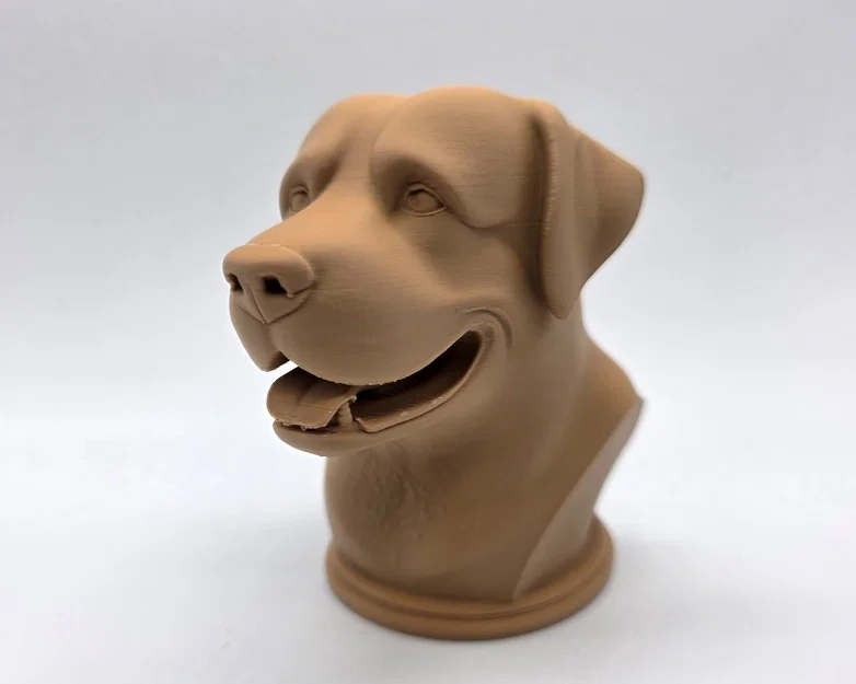 Tượng bán thân chó Rottweiler đang cười 2 - Image 5