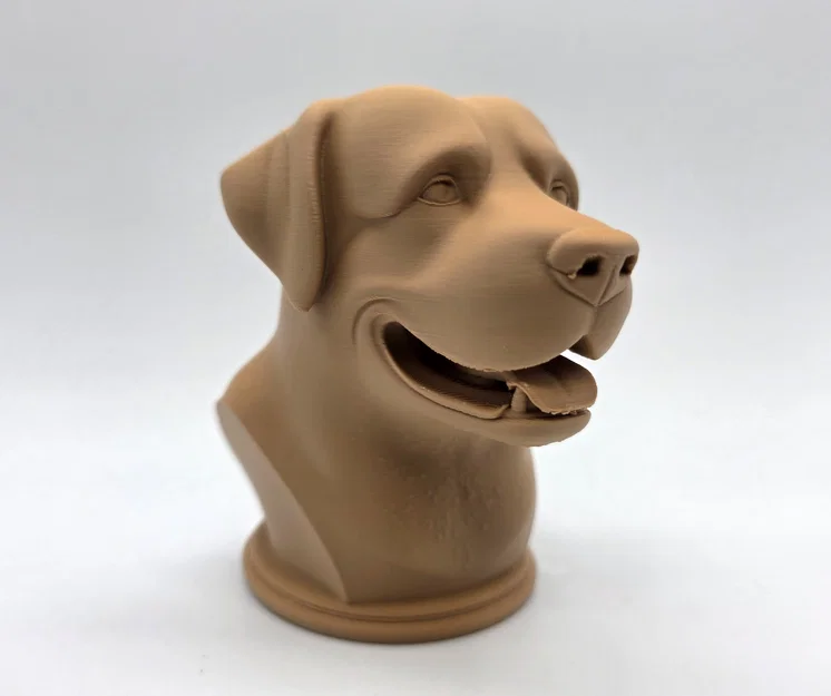 Tượng bán thân chó Rottweiler đang cười 2 - Image 6