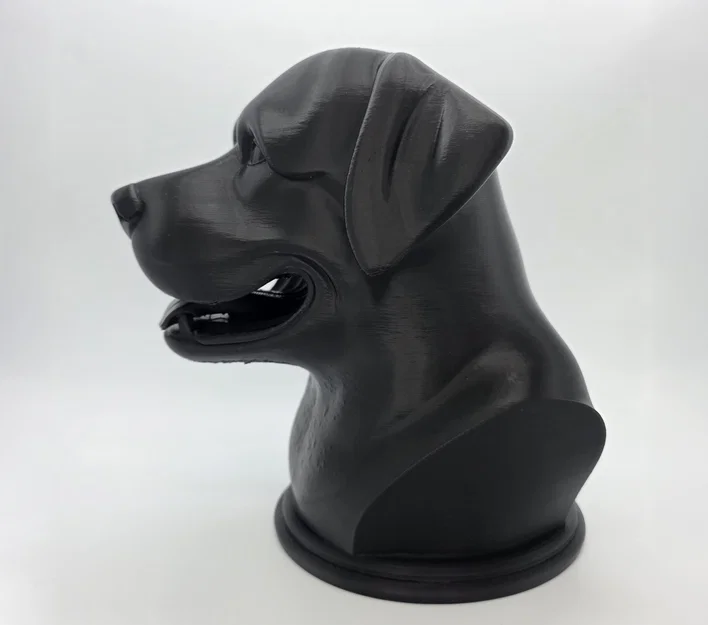 Tượng bán thân chó Rottweiler đang cười 2 - Image 7