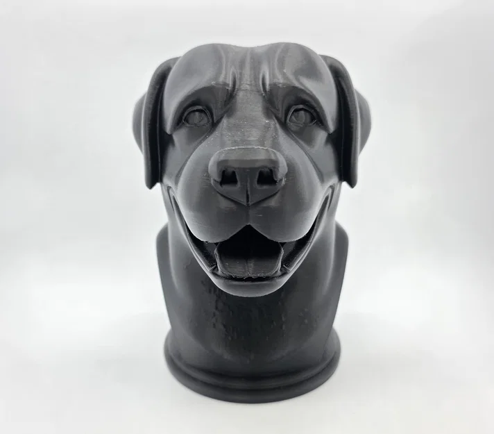 Tượng bán thân chó Rottweiler đang cười 2 - Image 8