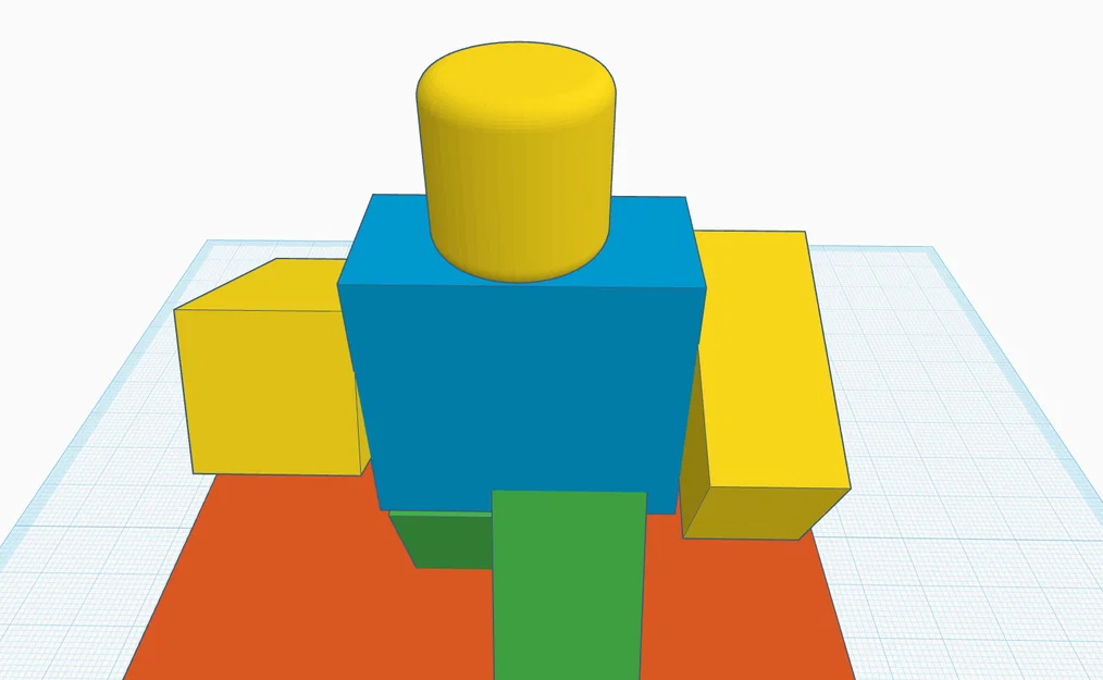 Mô hình Roblox Noob 3D đáng yêu cho người hâm mộ - Image 1