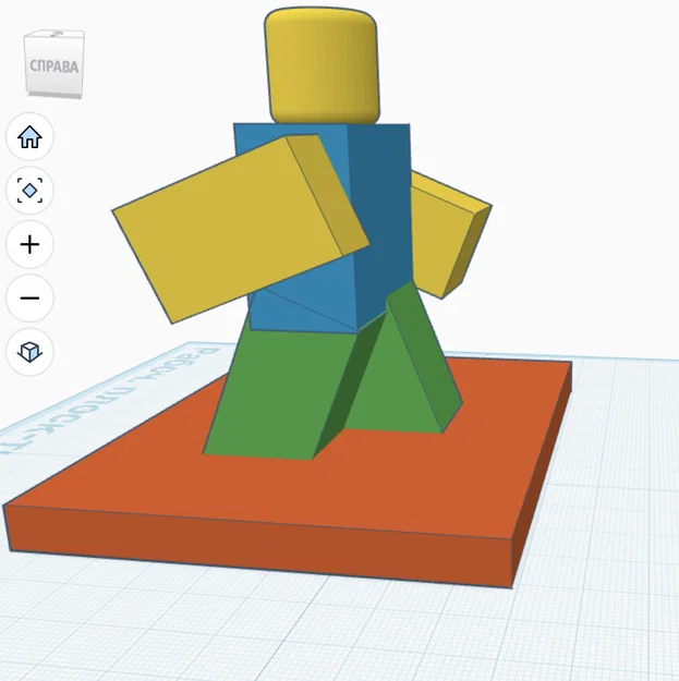 Mô hình Roblox Noob 3D đáng yêu cho người hâm mộ - Image 3