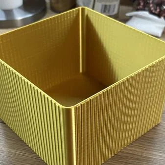 Hộp đựng đồ đa năng in 3D có rãnh trang trí 15x15x10cm