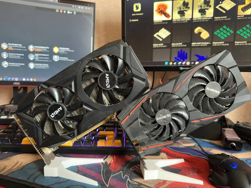 Đế dựng card đồ họa (GPU holder) trang trí bàn làm việc cực chất - Image 2