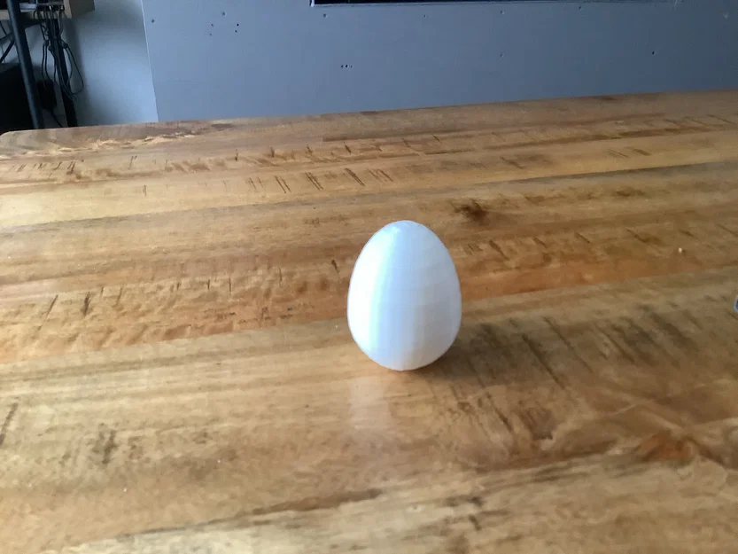 Mô hình 3D quả trứng phục sinh trang trí tối giản - Image 1