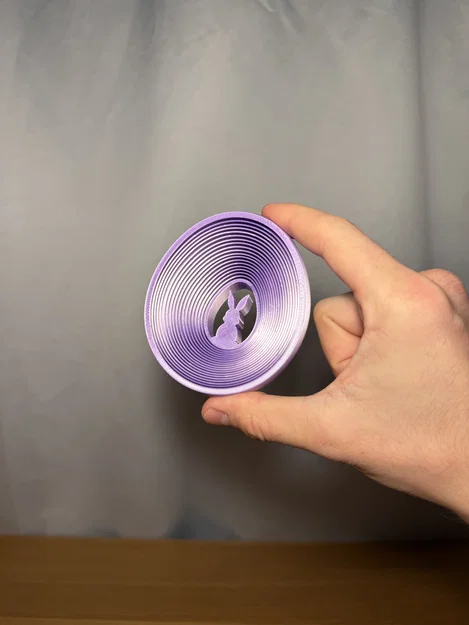 Mô hình quả trứng Phục sinh kèm thỏ Fidget - Image 4