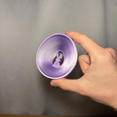 Mô hình quả trứng Phục sinh kèm thỏ Fidget