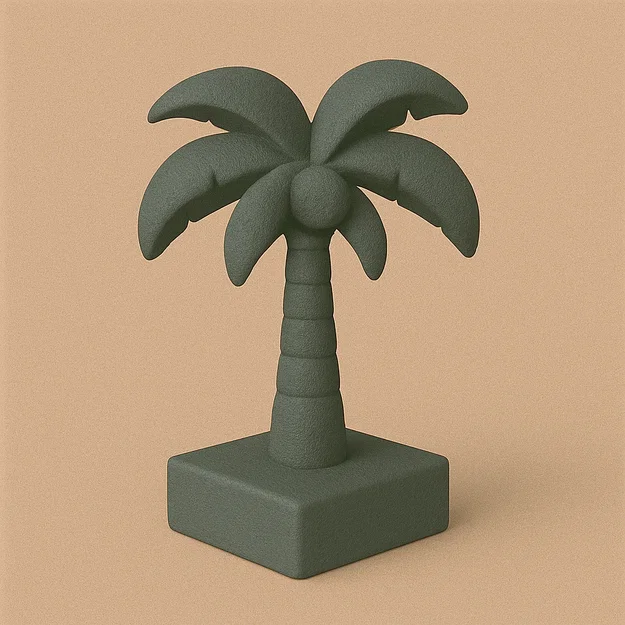 Mô hình cây dừa mini (Cute lil' Palm Tree) dùng trang trí bàn làm việc - Image 1
