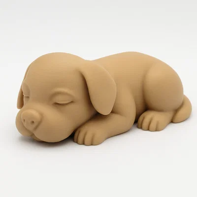 Mô hình chú cún đang ngủ (Sleepy Puppy) in 3D dễ thương