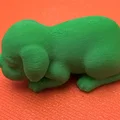 Mô hình chú cún đang ngủ (Sleepy Puppy) in 3D dễ thương - Thumbnail 4