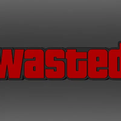 Nam châm tủ lạnh Wasted (GTA) - In nhiều màu, dễ thay đổi
