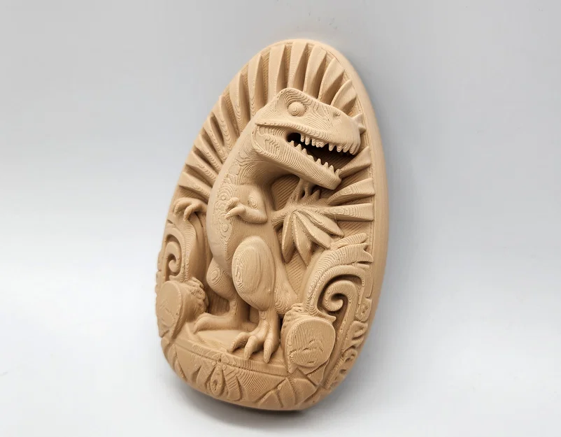 Tượng phù điêu khủng long T-Rex treo tường ấn tượng - Image 2