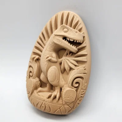Tượng phù điêu khủng long T-Rex treo tường ấn tượng