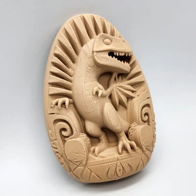 Tượng phù điêu khủng long T-Rex treo tường ấn tượng