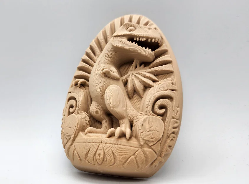 Tượng phù điêu khủng long T-Rex treo tường ấn tượng - Image 4