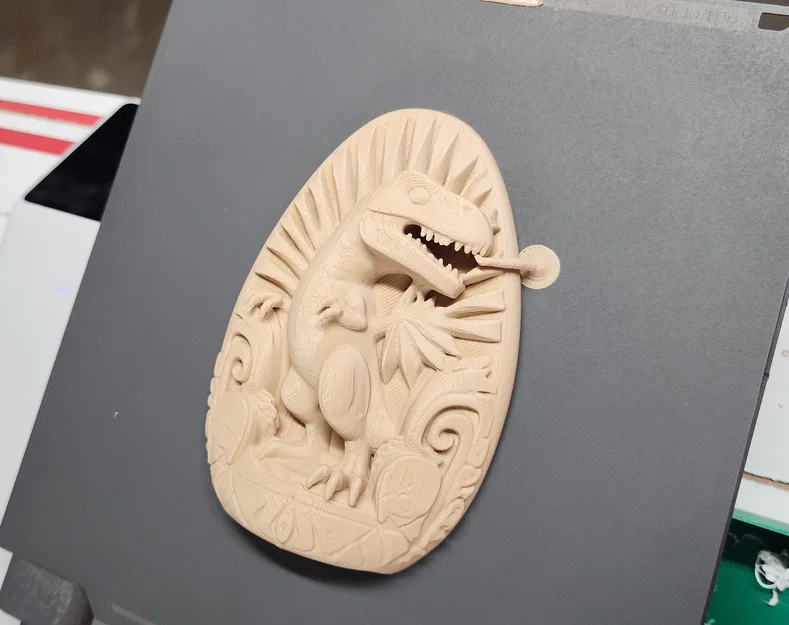 Tượng phù điêu khủng long T-Rex treo tường ấn tượng - Image 8