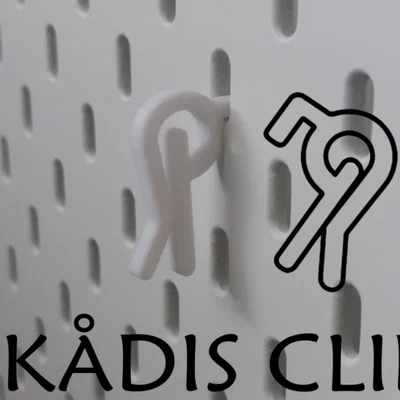 Kẹp treo đa năng cho bảng SKÅDIS - Phụ kiện in 3D thông minh