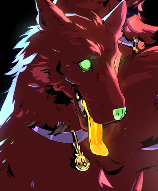 Thẻ Tên Cerberus Cho Vòng Cổ - Hades 2 - In FDM - Image 1